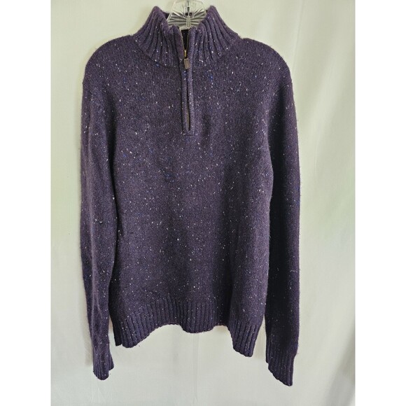 The Men's Store Bloomingdales Sweater Men's Blue Cashmere Size Large - Picture 1 of 5